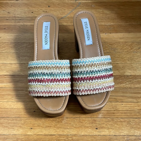 Steve Madden Slip On Platform Sandal - Picture 3 of 7